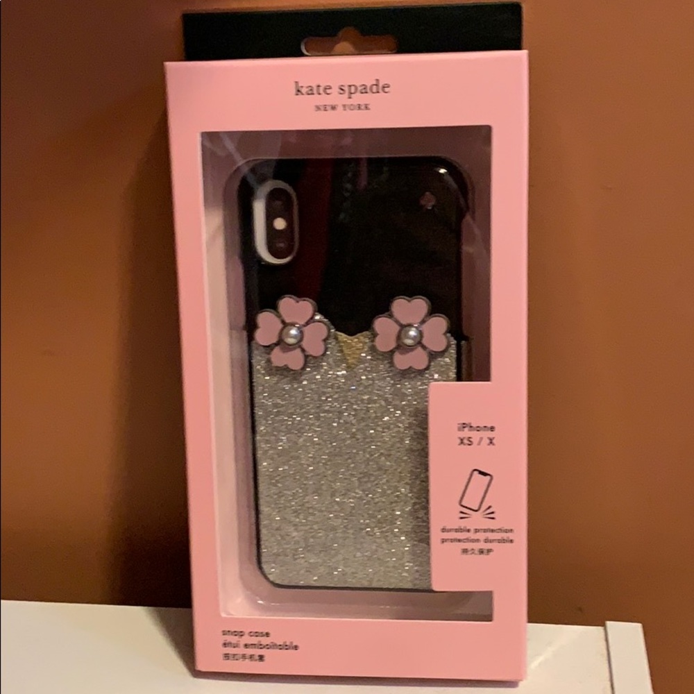 Kate Spade iPhone X/XS penguin phone case